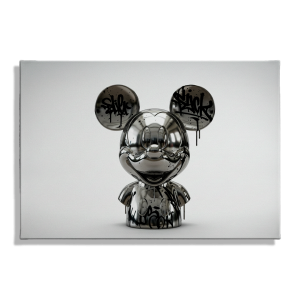 Cuadro Impreso Mickey Chrome Graffiti
