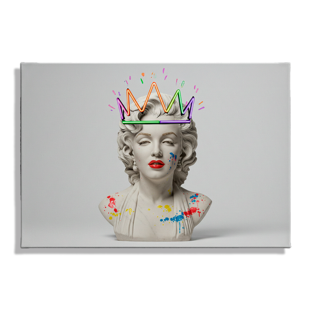 Cuadro Impreso Marilyn Neon Pop