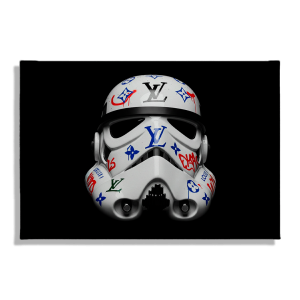 Cuadro Impreso Stormtrooper LV Graffiti