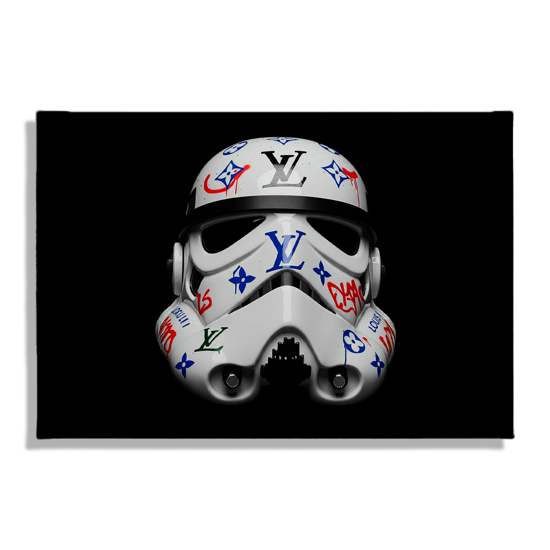 Cuadro Impreso Stormtrooper LV Graffiti