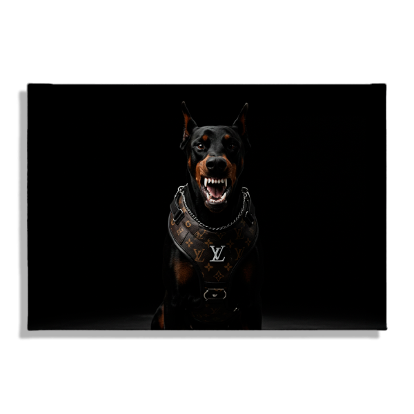 Cuadro Impreso Doberman LV
