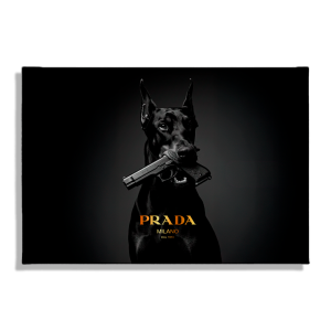 Cuadro Impreso Doberman Prada