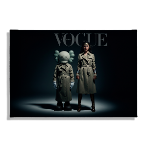 Cuadro Impreso Kaws Vogue