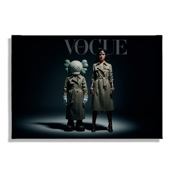 Cuadro Impreso Kaws Vogue
