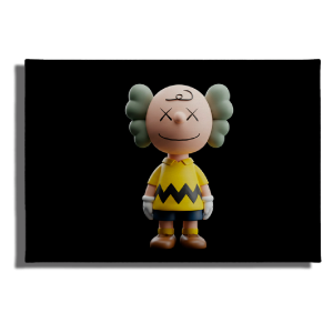 Cuadro Impreso Charly Kaws 3D