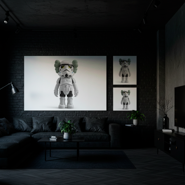Cuadro Impreso Kaws Stormtrooper - Imagen 2