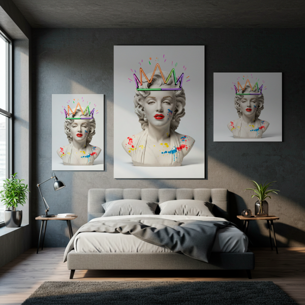 Cuadro Impreso Marilyn Neon Pop - Imagen 2