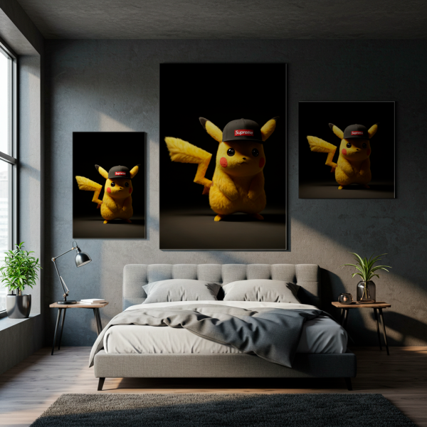 Cuadro Impreso Pikachu Supreme - Imagen 2