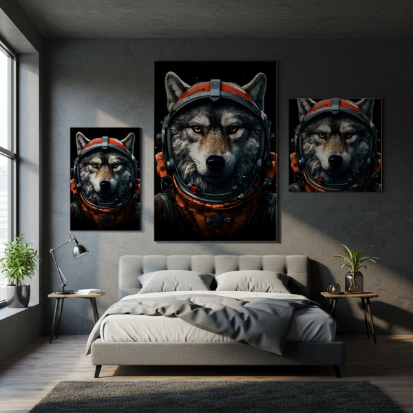 Cuadro Impreso Astronauta Animal - Imagen 3