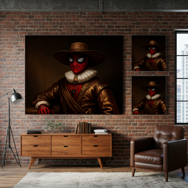 Cuadro Impreso Spiderman Rembrandt - Imagen 2