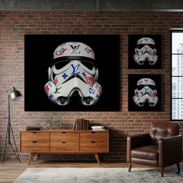 Cuadro Impreso Stormtrooper LV Graffiti - Imagen 2