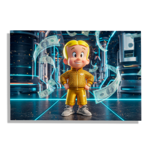 Cuadro Impreso Richie Rich Futurista
