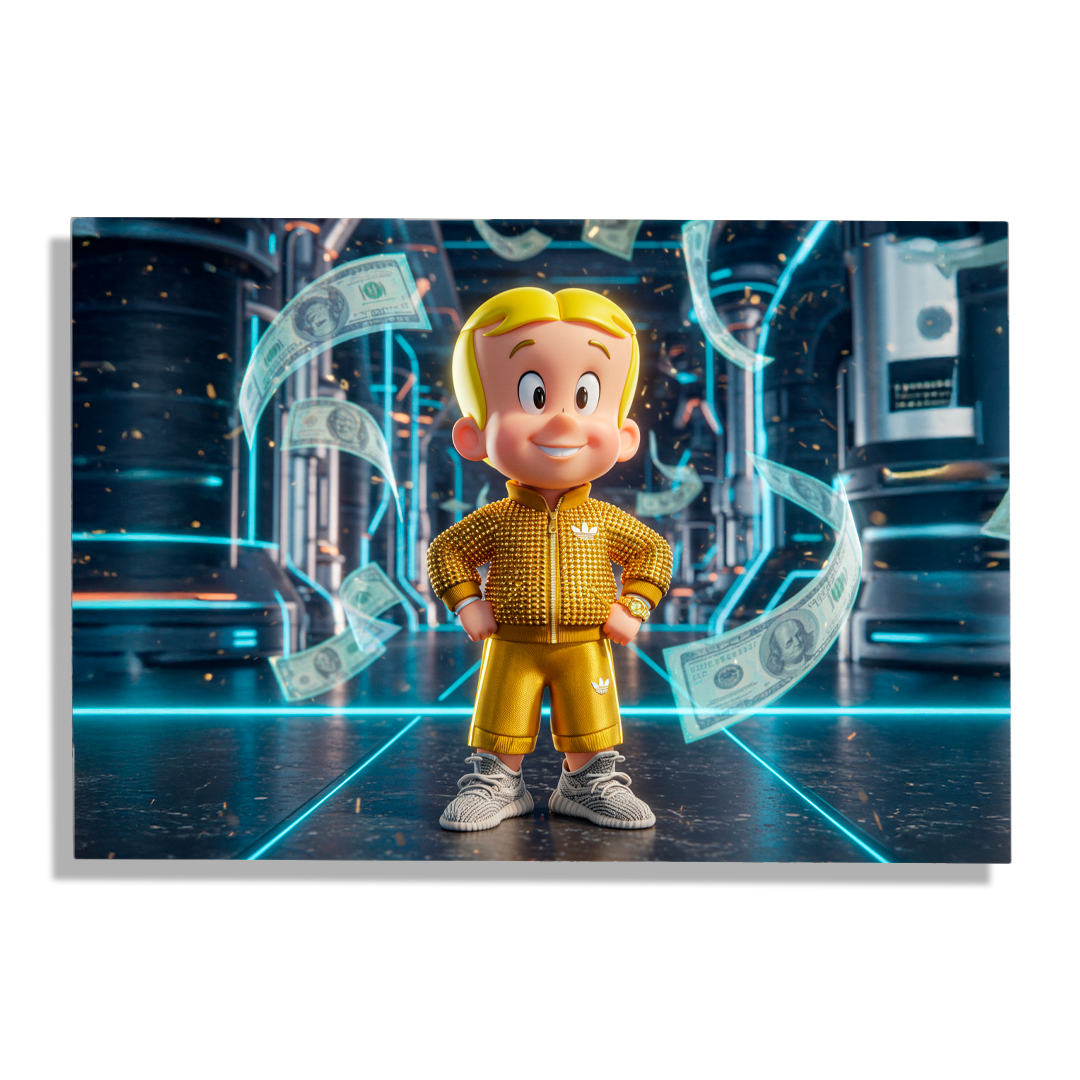 Cuadro Impreso Richie Rich Futurista