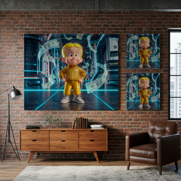 Cuadro Impreso Richie Rich Futurista - Imagen 2