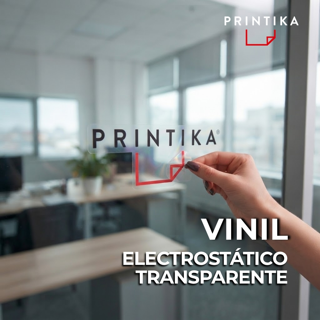 VINIL ELECTROSTATICO TRANSPARENTE