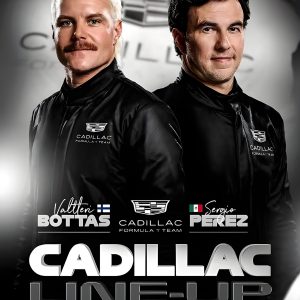 Cuadro Impreso Cadillac Line Up Checo Perez